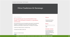 Desktop Screenshot of cuaderno.josesaramago.org