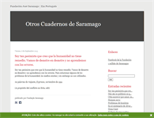 Tablet Screenshot of cuaderno.josesaramago.org